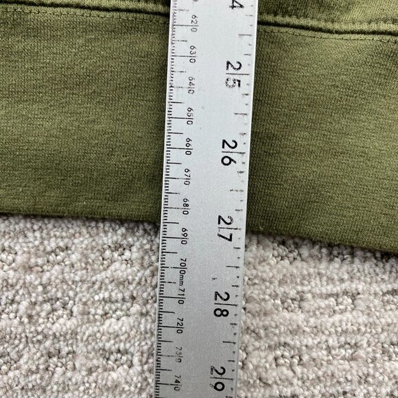 Quiksilver Hoodie Sweater Men Large L Olive Green Pull Over Hooded Activewear - Picture 9 of 9